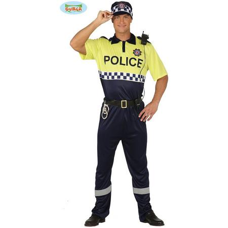 Politie & Detective Kostuum | Beste Kameraad Politie | Man | Maat 52-54 | Carnaval kostuum | Verkleedkleding